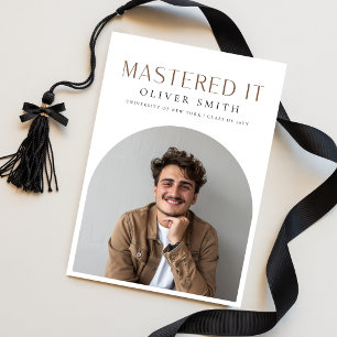 Modern Foto Master Examensbevis Annonsering Vykort