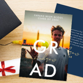 Modern foto och fetstil i Studenten Meddelande