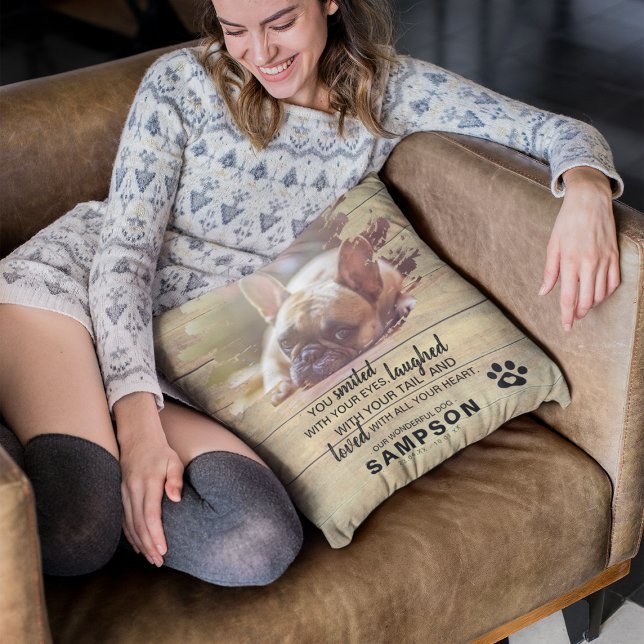 Modern foto- och offertförlust | Rustic Kudde (Skapare uppladdad)