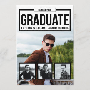 Modern, Foto Tillkännagivande för studenten Meddelande