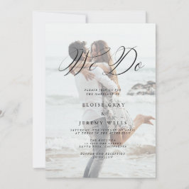 Modern Foto Vi Gör Bröllopskort Inbjudningar