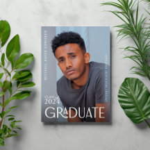 Modern fotoannonsering i Studenten - minimalistisk