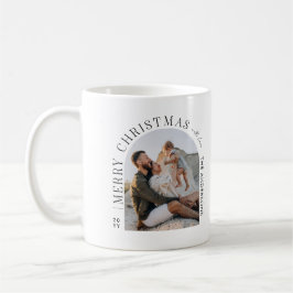 Modern fotoarkeologi, typografi, jul kaffemugg