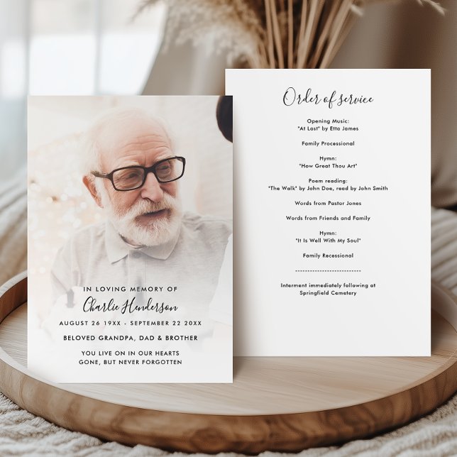 Modern Fotobegravningsordningsservice Program (Skapare uppladdad)