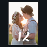 Modern fotobröllopsmottagning bordsnummer<br><div class="desc">Ladda upp ditt favoritfoto till de här bröllop-bordsnumren i anpassningsbarna. Kontakta mig genom kontaktknappen nedan om du behöver hjälp. Jag skulle vara lycklig för att hjälpa till.</div>