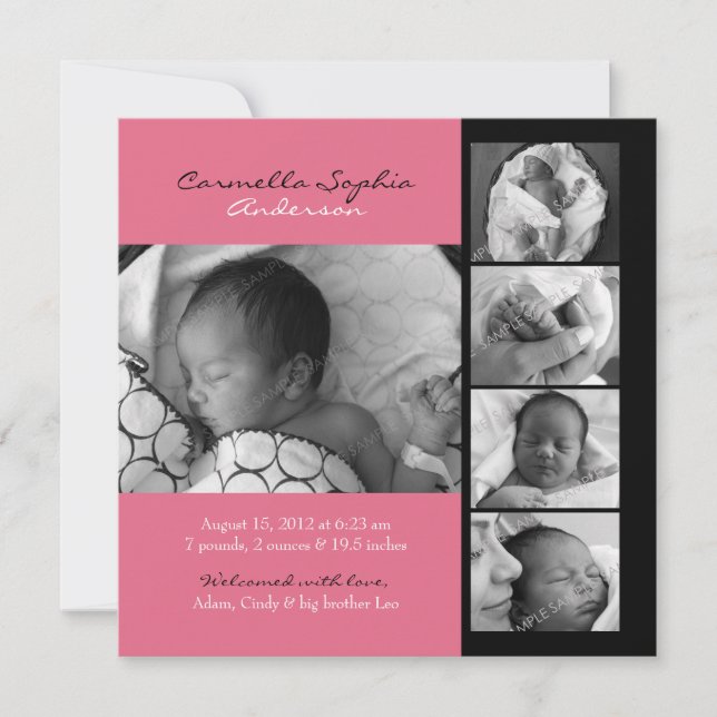 Modern fotofödelsevarning meddelande (Framsida)