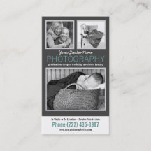 Modern fotograf med 3 exempelfoton