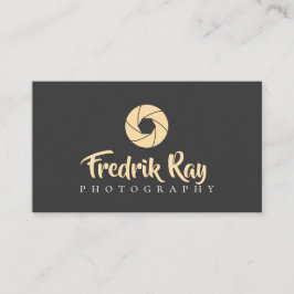 Modern Fotograf Visitenkort Visitkort