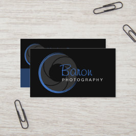 Modern fotograf visitkort