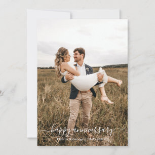 Modern Fotograferingsjubileumskort – minimalistisk Meddelande