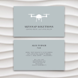 Modern fotografi av flygfotografi visitkort