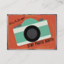 Modern fotografi för bås för vintagekamerafoto