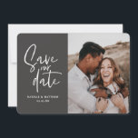 Modern fotografisk blomsterbröllop spara datum spara datumet<br><div class="desc">Modern fotografisk blomsterbröllop spara datum. I lila,  rosa,  bruna och gröna nyanser. Modernt rustikt bröllop med handskriven text.</div>