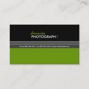 Modern fotografvisitkort visitkort