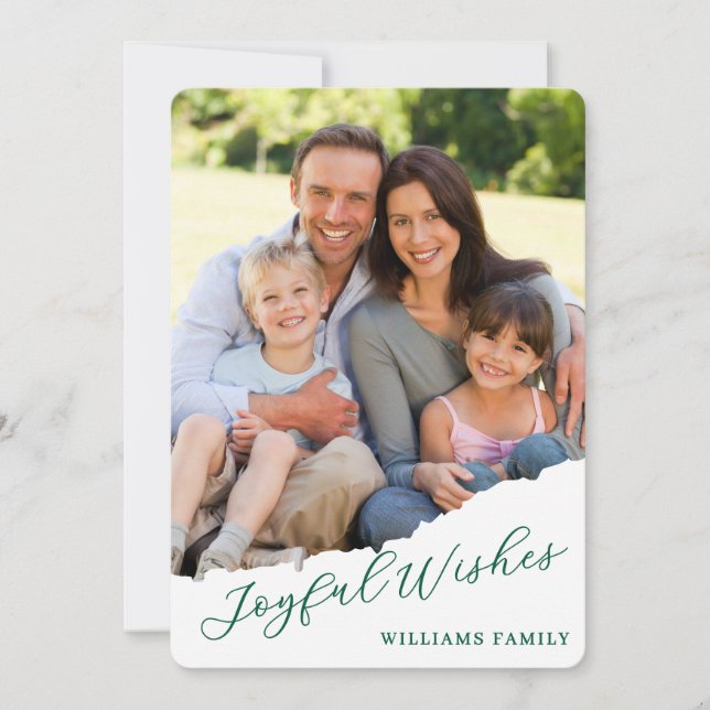 Modern fotojul julkort (Framsida)