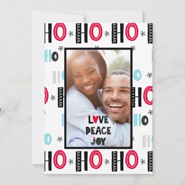 Modern fotojulkort - Skandinaviska dörrar Julkort (Framsida)