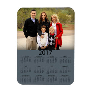 Modern fotokalender 2017 magnet