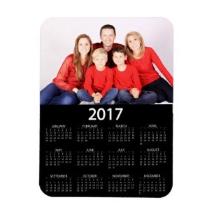 Modern fotokalender 2017 magnet