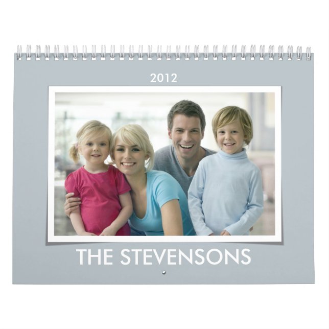 Modern fotokalender för portfölj kalender (Omslag)