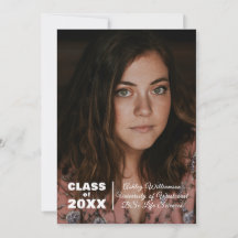 Modern fotoklass 20XX Studenten-meddelande