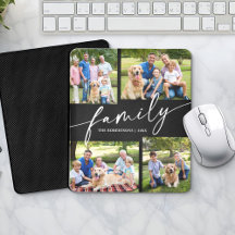 Modern fotokollage Familjeskrift Minnessak