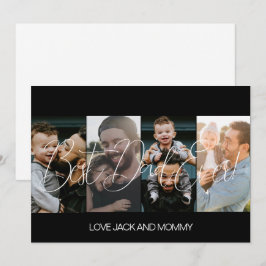 Modern fotokollage Fars dag  Julkort