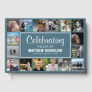 Modern fotokollage   Fira minnet av Gue Gästböcker