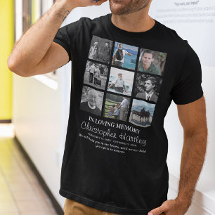 Modern fotokollage i Loving Memory Memorial T Shirt