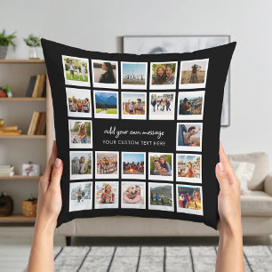Modern fotokollage med 22 Bild-Personliger Kudde