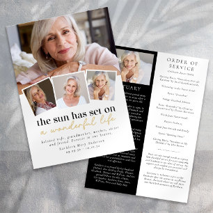 Modern fotokollage - tjänstekortets vanliga bestäl kort