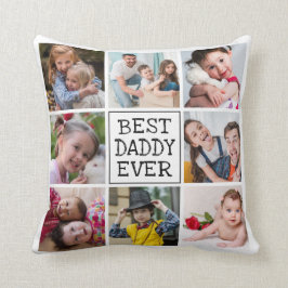 Modern fotokollage | Världens bästa pappa Kudde