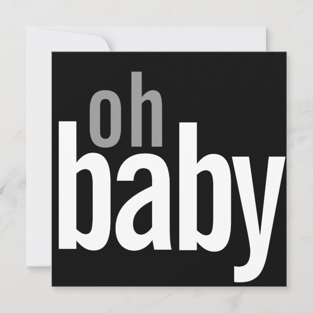 Modern fotokort Tillkännagivande för födelse Meddelande (Framsida)