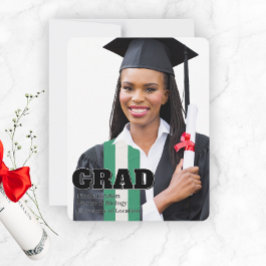 Modern fotomall för meddelande om Studenten