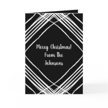 Modern fotomall, svart och vit jul