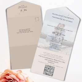 Modern fotominimalistisk , enkel QR-kodOSA