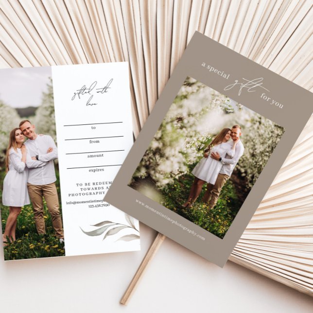 Modern fotopresentationslicens | Presentkort (Skapare uppladdad)