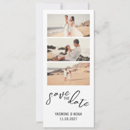 Modern fotoremsa Spara datum Inbjudningar