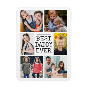 Modern fotosamling Bästa pappa någonsin Magnet