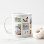 Modern fotosamling i enfärgad Grått-familj Kaffemugg<br><div class="desc">Den här eleganten och den moderna enfärgade familjens fotokollage mugg har ett utrymme där du kan lägga till egna foton och lägga till ett namn och ett första. Det här trendiget och den enkla grått-fotomontagningsdesignen är perfektens nyckelgåva för alla mor,  farmor eller andra familjemedlemmar!</div>