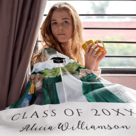 Modern fotosamlingsklass för student i studenten fleecefilt