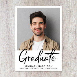 Modern fotoskript Studenten Meddelande