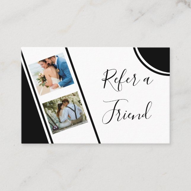 Modern fotoskrivare och Professionell  Rabattkort (Framsida)