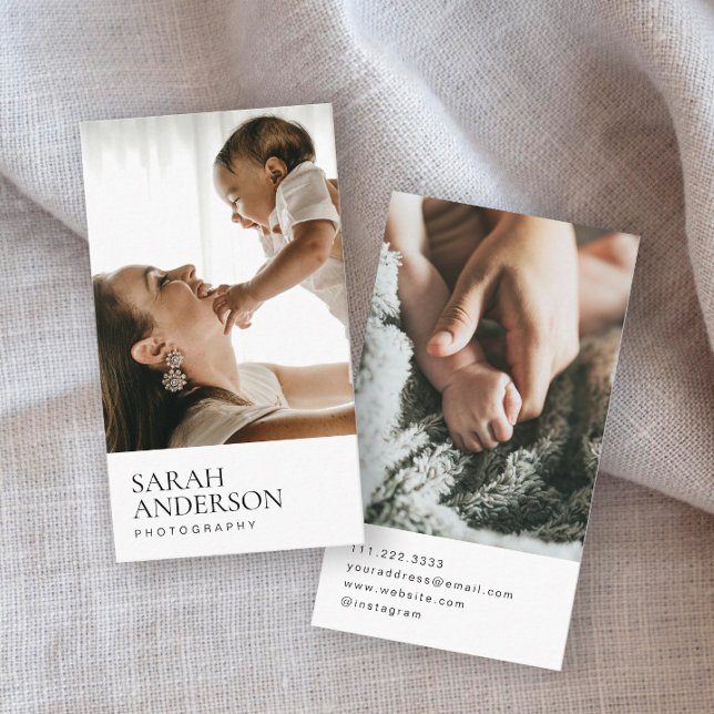 Modern fotoskrivare visitkort (Skapare uppladdad)