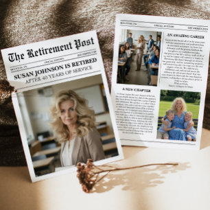 Modern fototidningspensioneringskort