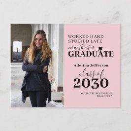 Modern fototypografi student studenten meddelande vykort