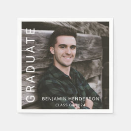 Modern fototypografi Studenten Pappersservett