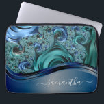 Modern Fractal Blue Handskriftlig Namn<br><div class="desc">Den här designen kan vara personlig i det område som tillhandahålls genom att ändra fotot och/eller text. Du kan också anpassa den genom att klicka på Anpassa den här mallen och sedan välja klicka för att anpassa ytterligare alternativ och ta bort eller ändra färg i bakgrunden, lägga till text, ändra...</div>
