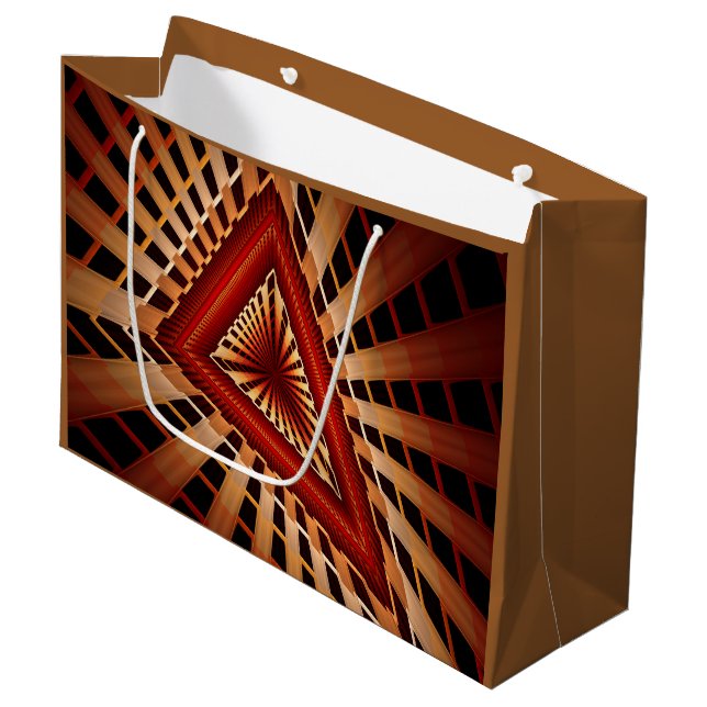 Modern Fractal grafik i 3D Fantasy Network (Framsidan Vinklad)