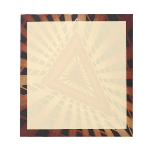 Modern Fractal grafik i 3D Fantasy Network Anteckningsblock