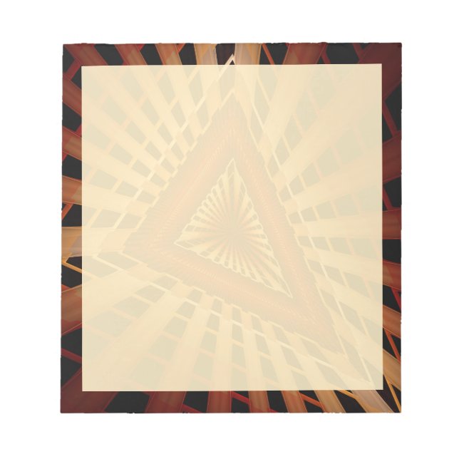 Modern Fractal grafik i 3D Fantasy Network Anteckningsblock (Framsida)